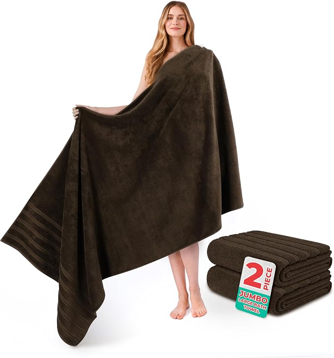 American Soft Linen 100% Cotton Luxury Turkish Towels, 2PC 35x70 Bath Sheet | Soft Absorbent Quick Dry OEKO Tex Standard 100 Certificated Durable Machine Washable Premium Hotel Quality