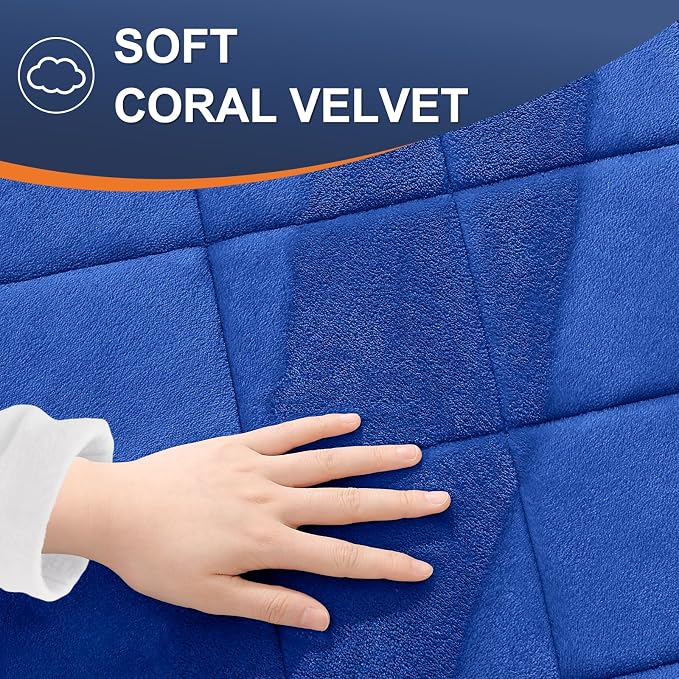 OLANLY Memory Foam Bath Mat 44x24, Ultra Soft and Absorbent Bathroom Rugs | Royal Blue, Quick Dry, Machine Washable Shower Bath Rugs, Comfortable Bath Carpet for Bathroom Floor, Tub and Shower