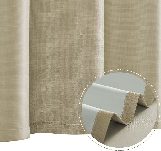 jinchan Ombre Wood Taupe Shower Curtain for Bathroom 48x72 Inch 8 Hooks | Small Stall Shower Curtain,Stripe,Bathroom Decor, Gradual Color, Waterproof Fabric, Minimalist Design, Modern Neutral,Cloth