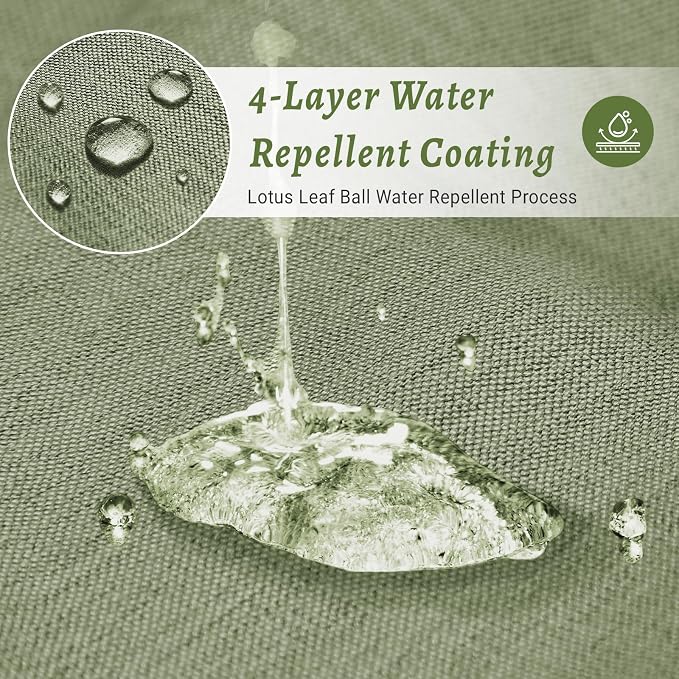 WONICY No Hook Shower Curtain with Snap-in Liner, Sage Green, 71 x 80 | Ringless, Waterproof & Washable, Hotel Style, Mesh Top Window, Bottom Magnets, Thick, Farmhouse, for Bathroom