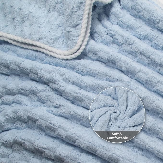 Bath Towel Large,55 x 27 Inches,Ultra Soft and Breathable Bathroom Towel, Lint-Free, Quick Dry,Skin-Friendly and Lightweight,Perfect for Bathroom, Shower, Gym and Beach (4, Blue)