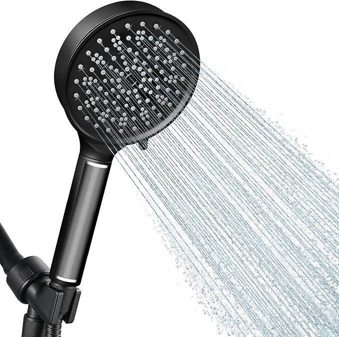 Cobbe Filtered Shower Head with Handheld - Filters Over 99% Of Chlorine | 2.0 Carbon Shower Head Filter System - Water Softener Filters Beads for Hard Water - Reduces Dry Itchy Skin, Chrome