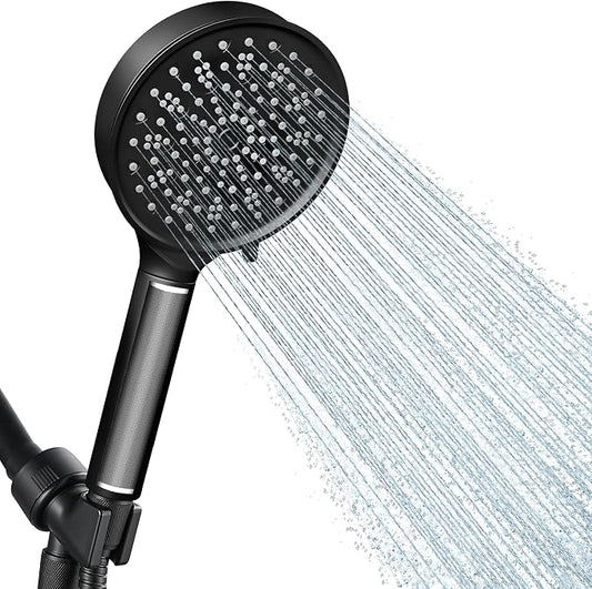 Cobbe Filtered Shower Head with Handheld - Filters Over 99% Of Chlorine | 2.0 Carbon Shower Head Filter System - Water Softener Filters Beads for Hard Water - Reduces Dry Itchy Skin, Chrome