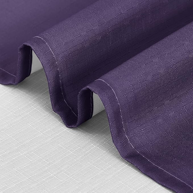 Royal Purple Shower Curtain for Bathroom Luxury Hotel Spa, Purple and White Ombre Shower Curtains Bathtub Modern Polyester Gradient Washable Decorative Bath Cloth with 12 Hooks 72x72 Inch