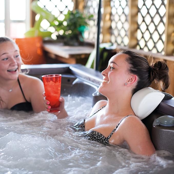 TRC Recreation Super Soft Cushioned Closed Cell Vinyl Coated Foam Pool, Spa, and Bath Head and Neck Pillow with Soft Cushioned Interior, Bronze