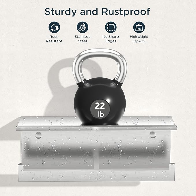 FORIOUS Toilet Paper Holder with Shelf, Commercial Toilet Paper Dispenser | Brushed Nickel | SUS304 Stainless Steel Wall Mount Double Bathroom Tissue Roll Holder for Hotel, Apartments, etc