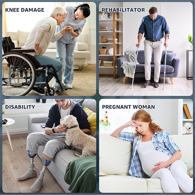Huttdmel Raised Elongated Toilet Seat 18.5'' for Seniors – Soft Close, Quick Release & Connect, Sturdy PP Material, Won’t Loosen, Ideal for Elderly & Limited Mobility, White