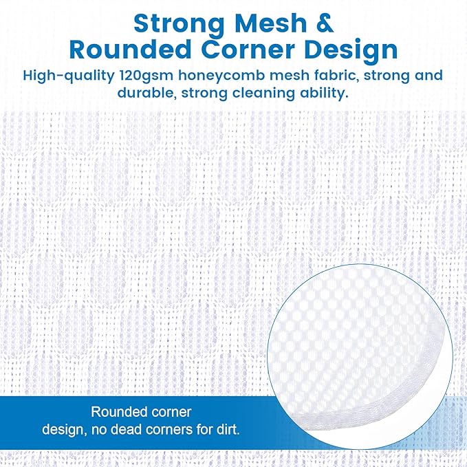 2 Pack XX-Large Mesh Laundry Bags for Delicates, 24 x 32 Inches | 120gsm Honeycomb Mesh, Protect Delicates, Sturdy Zipper, Reusable, Washer & Dryer Safe, For College, Dorm, Home and Travel