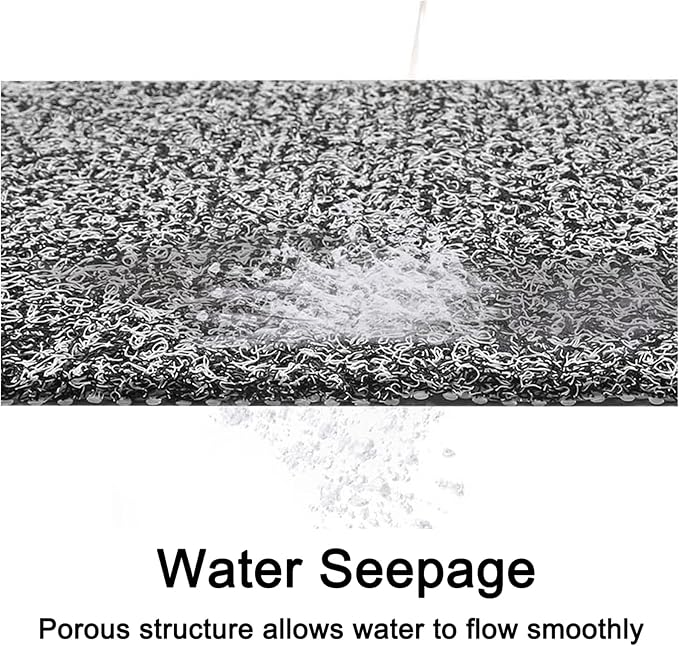 Leotruny Bath Tub Shower Mat 40 x 16 Inch Non-Slip Soft PVC Loofah | Bathtub Mats for Bathroom