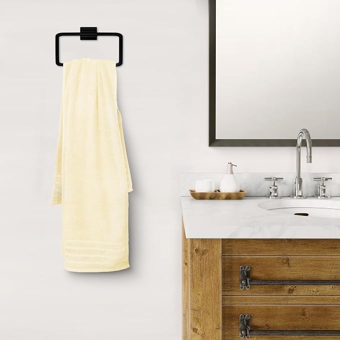 Avalon Towels Bath Towels Set of 4, Size 30 x 60 Inches - 60% Cotton, 40% Viscose Made from Bamboo, Soft and Absorbent, Thin and Quick Drying, Lightweight, Perfect for Daily Use