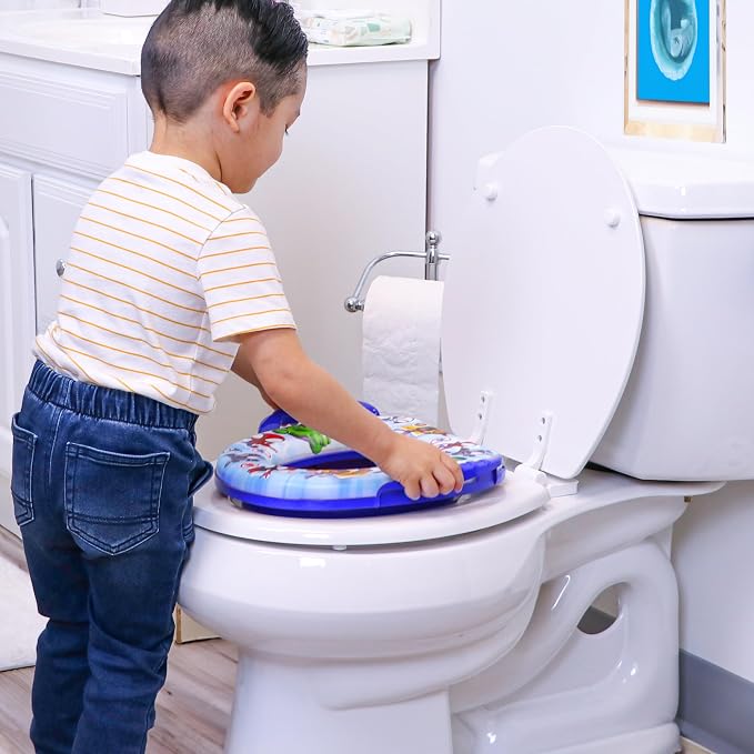 Spidey and His Amazing Friends "Team Up" Soft Potty Seat and Potty Training Seat - Soft Cushion, Baby Potty Training, Safe, Easy to Clean