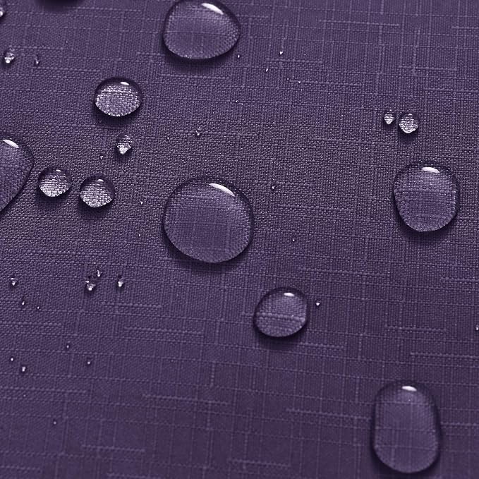 Royal Purple Shower Curtain for Bathroom Luxury Hotel Spa, Purple and White Ombre Shower Curtains Bathtub Modern Polyester Gradient Washable Decorative Bath Cloth with 12 Hooks 72x72 Inch