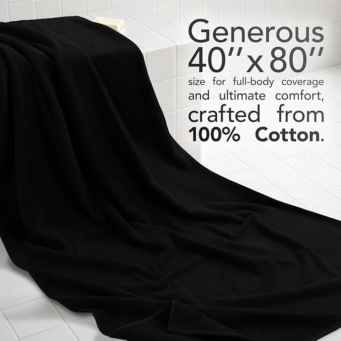 American Soft Linen 100% Cotton Luxury Turkish Towels, 40x80 XL Bath Sheet | Soft Absorbent Quick Dry OEKO Tex Standard 100 Certificated Durable Machine Washable Premium Hotel Quality