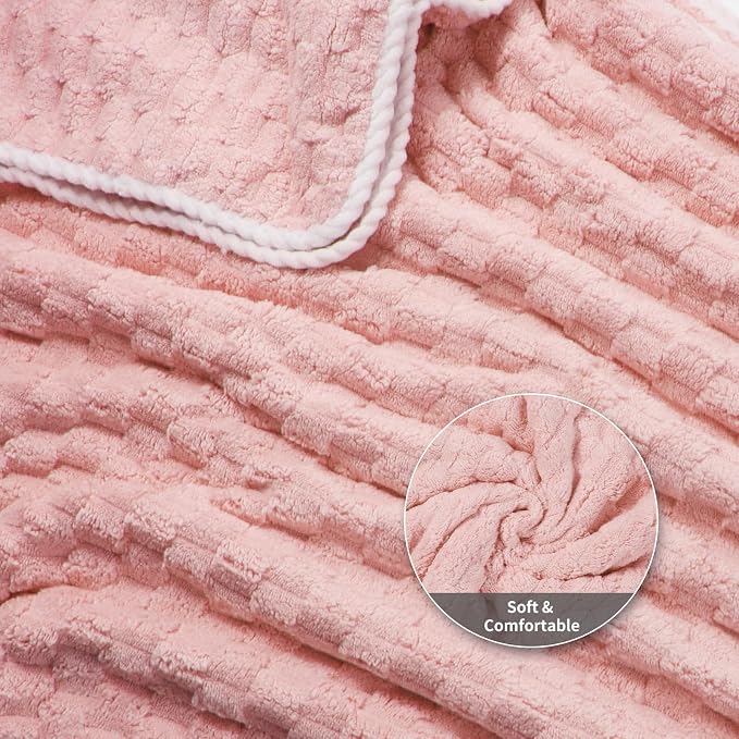 Bath Towel Large,55 x 27 Inches,Ultra Soft and Breathable Bathroom Towel, Lint-Free, Quick Dry,Skin-Friendly and Lightweight,Perfect for Bathroom, Shower, Gym and Beach (4, Pink)