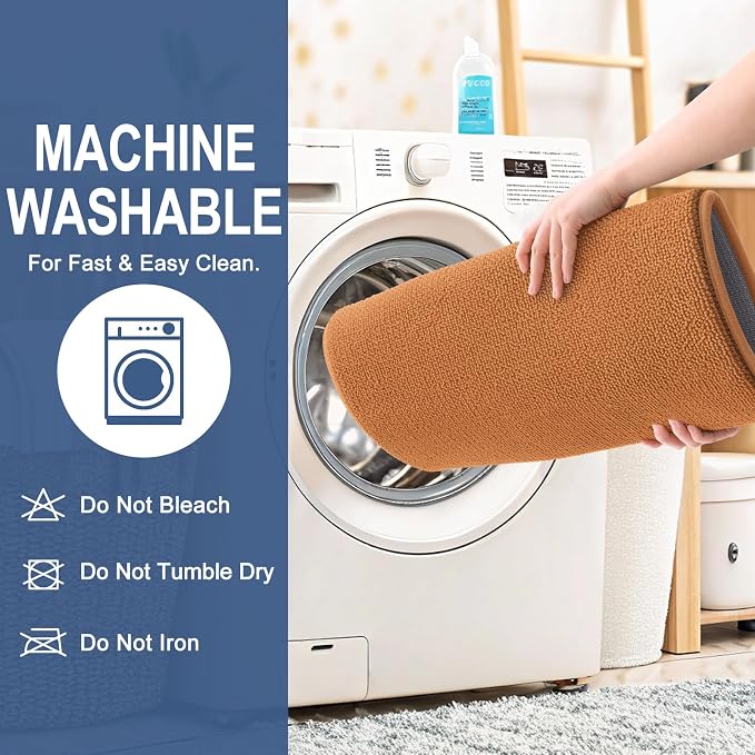 OLANLY Thick Memory Foam Bathroom Rugs 30x20, Soft Absorbent Bath Mat, Clay | Quick Dry Bath Rugs, Non-Slip Carpet, Machine Washable Mats for Bathroom Floor, Tub and Shower, Home Decor Accessories