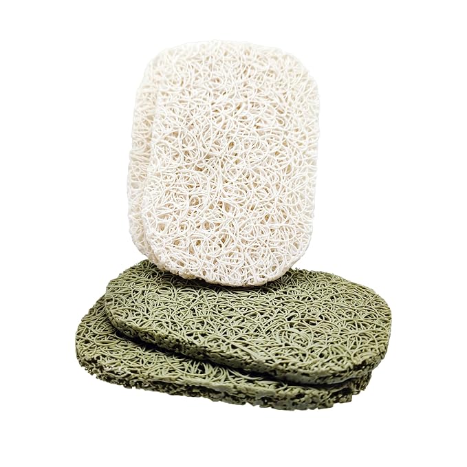 Biosmart Compostable Soap Saver: 2 Count, Soap Lifter for Kitchen and Bathroom, Self Draining Pad, Soap Saving Compostable Drain Pad for Kitchen, Bathroom, and More Color May Vary