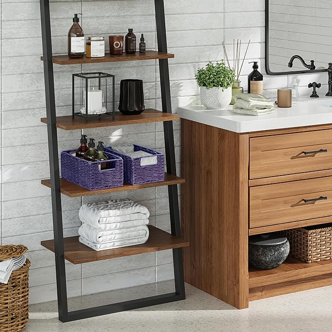 Wicker Storage Basket, Set of 2 Hand-Woven Paper Rope Wicker Basket, Small Storage Baskets for Organizing Toilet Paper, Foldable Small Cube Organizer Bins for Shelves (Purple)