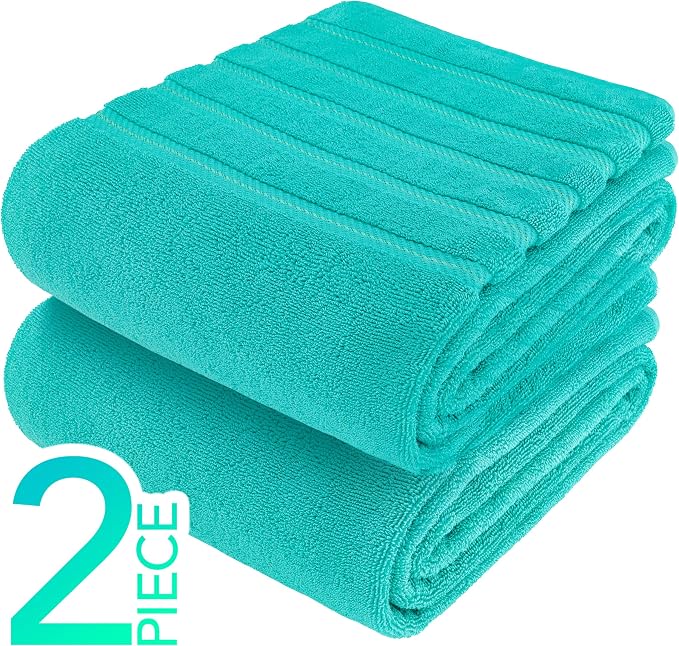 American Soft Linen 100% Cotton Luxury Turkish Towels, 2PC 35x70 Bath Sheet | Soft Absorbent Quick Dry OEKO Tex Standard 100 Certificated Durable Machine Washable Premium Hotel Quality