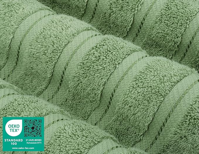 American Soft Linen 100% Cotton Luxury Turkish Towels, 4 PC Bath Towel Set | Soft Absorbent Quick Dry OEKO Tex Standard 100 Certificated Durable Machine Washable Premium Hotel Quality