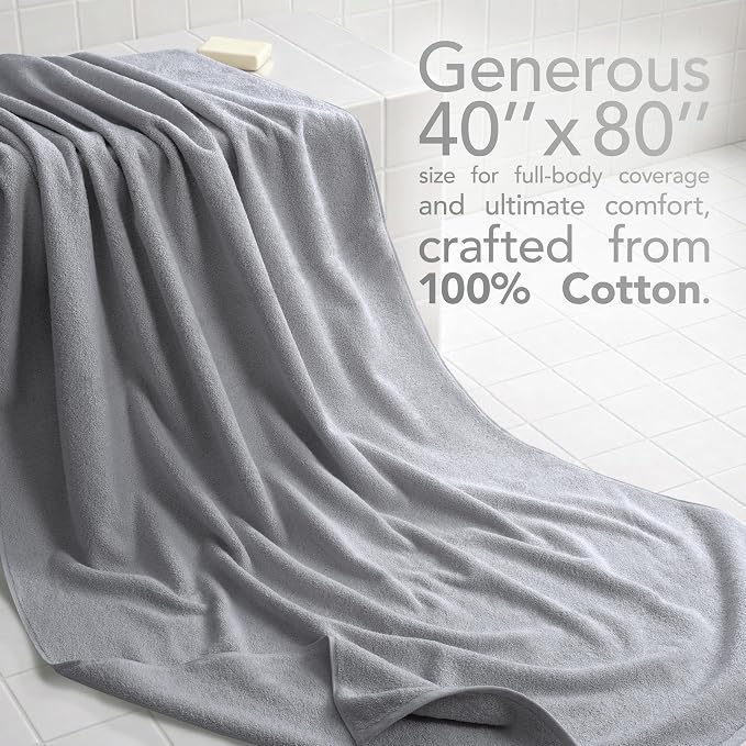 American Soft Linen 100% Cotton Luxury Turkish Towels, 40x80 XL Bath Sheet | Soft Absorbent Quick Dry OEKO Tex Standard 100 Certificated Durable Machine Washable Premium Hotel Quality