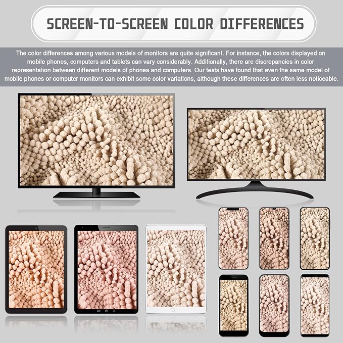 Yimobra Bathroom Rug Mat 47 x 24, Non Slip and Super Absorbent Bath Mat,Machine Washable Quick Dry,Ultra Plush Chenille Shower Rugs for Bathroom Floor Sink Tub and Shower Outside, Beige