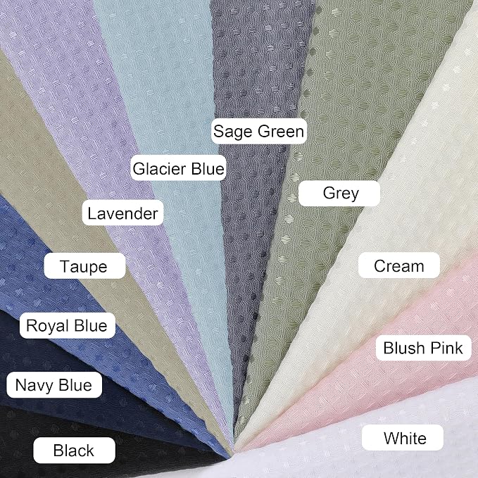 Waffle Shower Curtain Set for Bathroom, Textured Heavy Duty Fabric Bath Curtains, Luxury Hotel Weighted 230GSM Bathroom Decor with 12 Plastic Hooks, Machine Washable, 72Wx72L, Glacier Blue