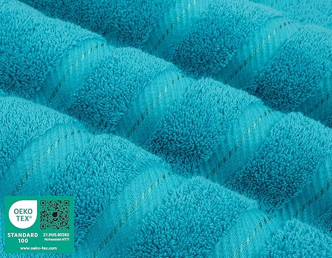 American Soft Linen 100% Cotton Luxury Turkish Towels, 4 PC Bath Towel Set | Soft Absorbent Quick Dry OEKO Tex Standard 100 Certificated Durable Machine Washable Premium Hotel Quality