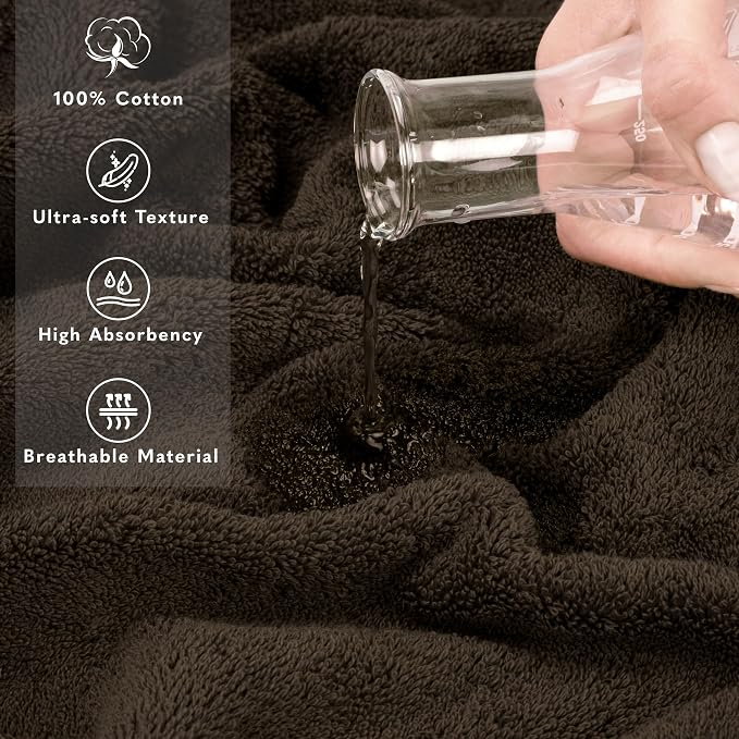 American Soft Linen 100% Cotton Luxury Turkish Towels, 2PC 35x70 Bath Sheet | Soft Absorbent Quick Dry OEKO Tex Standard 100 Certificated Durable Machine Washable Premium Hotel Quality