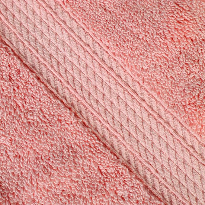 SUPERIOR Egyptian Cotton Ultra Plush & Absorbent, 3 Piece Set, Tea Rose | Quick Dry, Soft Luxury Towel Set, Bath Essentials, Guest Bath, Spa, 1 Bath, 1 Hand, 1 Face Towels, Madeline Towels