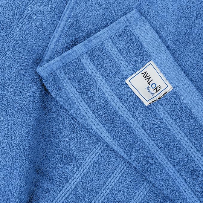 Avalon Towels Bath Towels Set of 4, Size 30 x 60 Inches - 60% Cotton, 40% Viscose Made from Bamboo, Soft and Absorbent, Quick Drying, Lightweight, Perfect for Daily Use